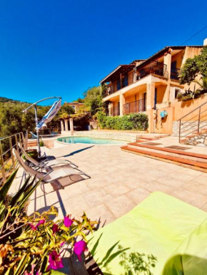 Maison Provençale sur Collines de Nice avec Piscine et vue mer